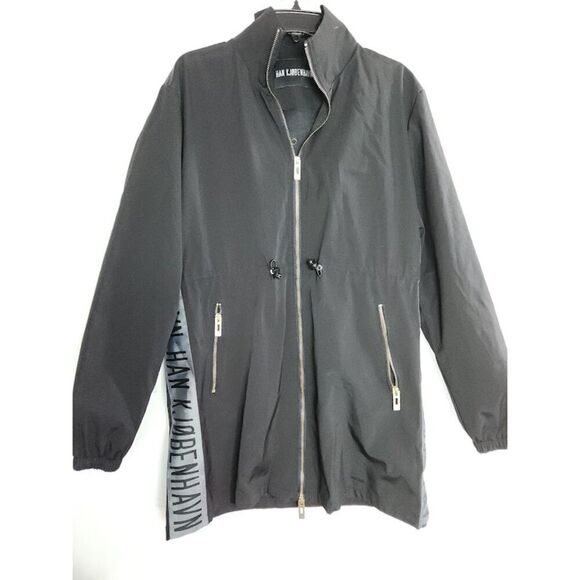 HAN KJOBENHAVN Men Black "Shell Parka" Full Zip Shell Jacket size Medium - Picture 2 of 14